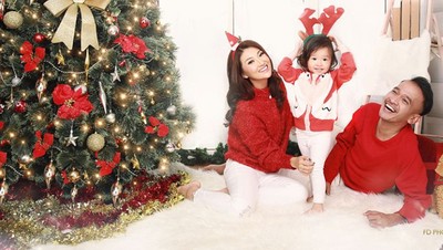 Begini Suka-cita Perayaan Natal Keluarga Selebriti 