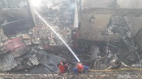 Sebanyak 40 rumah hangus terbakar akibat kejadian ini (Foto: Farhan/detikcom)