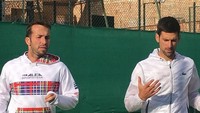 Petenis Serbia, Novak Djokovic, yang peringkatnya merosot tajam tahun ini tampaknya bekerja ekstra keras untuk memperbaikinya musim depan. Dia berlatih keras. (instagram Novak Djokovic)
