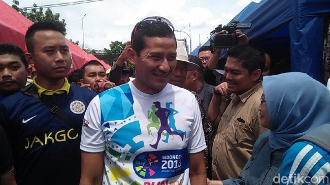 Sandiaga Uno Bertemu Ratu Prabu Bahas LRT Jakarta Rp 320 T