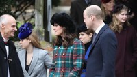 Hamil anak ketiga, perut Kate Middleton pun mulai membuncit. (Foto: Chris Jackson/Getty Images)