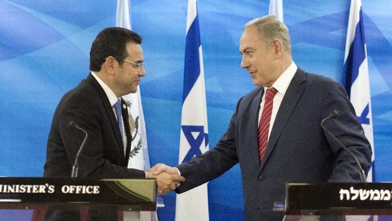 Israel Puji Guatemala yang Ikut AS Pindahkan Kedutaan ke Yerusalem Israel Puji Guatemala yang Ikut AS Pindahkan Kedutaan ke Yerusalem