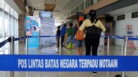 PLBN juga dipermegah, tak hanya menjaga gengsi Indonesia dengan negara tetangga, namun juga penunjang kegiatan di perbatasan. Pool/PUPR.