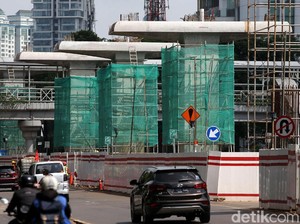 Dibangun Sejak 2015, Fisik Proyek LRT Jabodebek Kini Sudah 34%