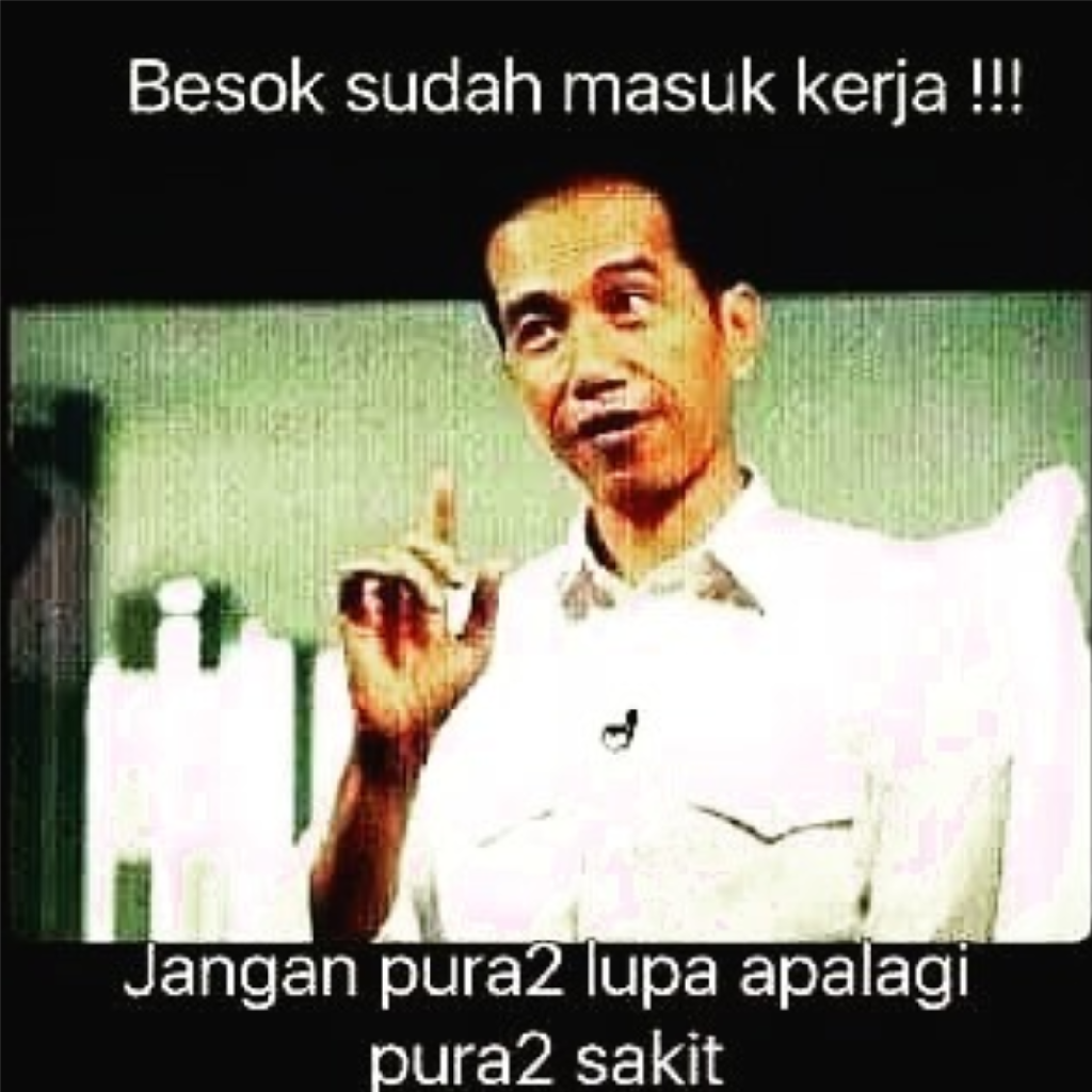 Kumpulan Meme Lucu Libur Telah Usai Foto 17