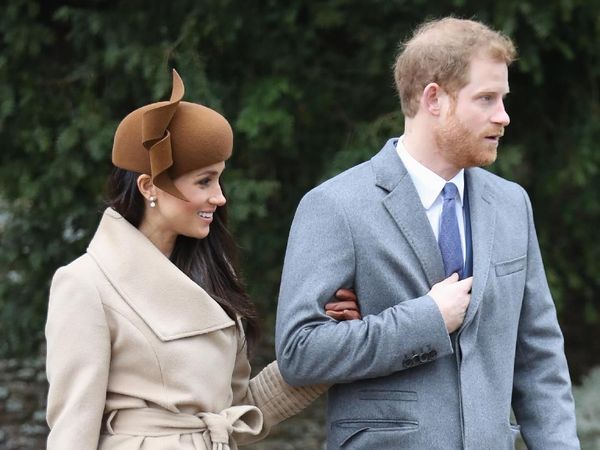 Kemesraan Meghan Markle dan Pangeran Harry di Perayaan Natal Kerajaan