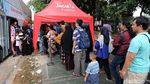 Foto: Antrean Mengular Warga DKI Ingin Naik Bus Tingkat Wisata