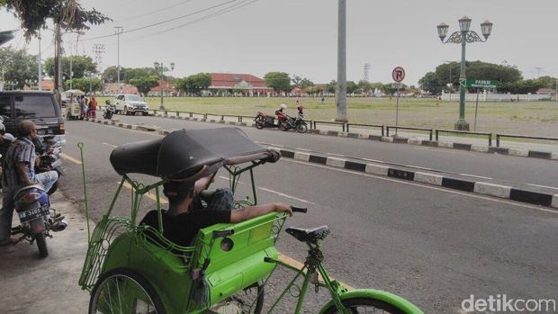 Alun-alun Utara Yogyakarta, Selasa (26/12/2017).