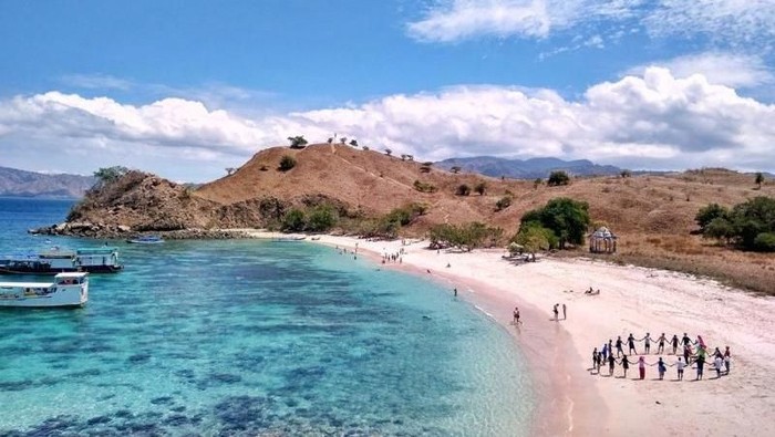 Pantai Pink di Pulau Komodo