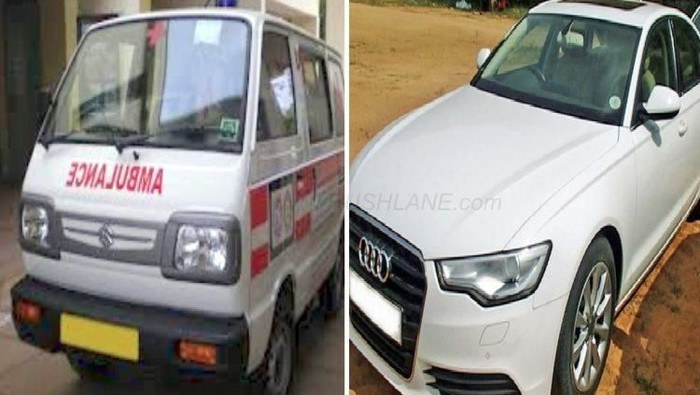 Pria Mabuk Ini Tak Bisa Bedakan Mobil Audi dan Ambulans