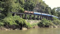 Kemudian ada juga The Death Railway di Thailand. Jalur ini merupakan jalur Thailand Burma yang dibangun di zaman Romusha dan menelan korban lebih dari 180.000 jiwa. Foto: Istimewa/engineeringworldchannel