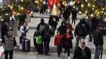 Foto: Begini Bule-Bule di New York Kalau Mudik Natal