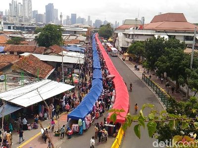Potret Penjagaan Satpol PP dan Tertibnya Kawasan Tanah Abang