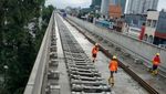 Melihat Proyek LRT Jakarta Velodrome-Kelapa Gading di Penghujung 2017