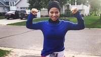Sebelum berlatih tinju, biasanya gadis yang tertarik dengan tinju di usia 13 tahun itu melakukan pemanasan dengan olahraga lain seperti sprint atau lari cepat. (Foto: Instagram/amaiya_zafar)