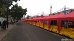 Potret Penjagaan Satpol PP dan Tertibnya Kawasan Tanah Abang