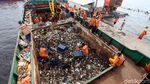 Begini Tumpukan Sampah dari Laut Utara Jakarta
