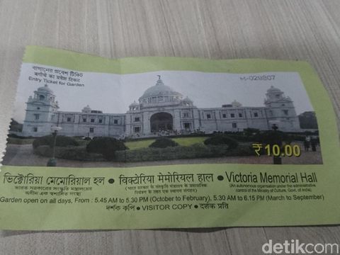 Tiket masuk Victoria Memorial Hall