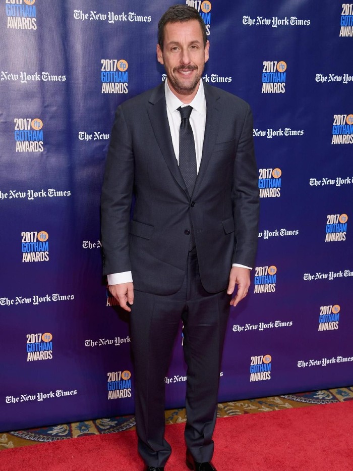 NEW YORK, NY - NOVEMBER 27:  Actor Adam Sandler attends IFPs 27th Annual Gotham Independent Film Awards on November 27, 2017 in New York City.  (Photo by Dimitrios Kambouris/Getty Images for IFP)