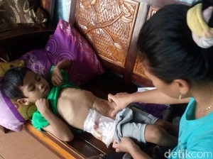 Kasihan, Selama 9 Tahun Alif BAB Melalui Perut