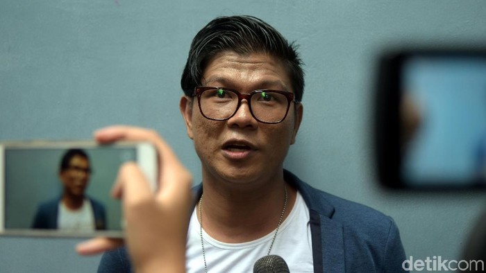 Andika Mahesa saat ditemui di studio Trans TV.