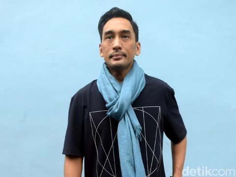 Restu Sinaga saat ditemui di Studio Trans TV.