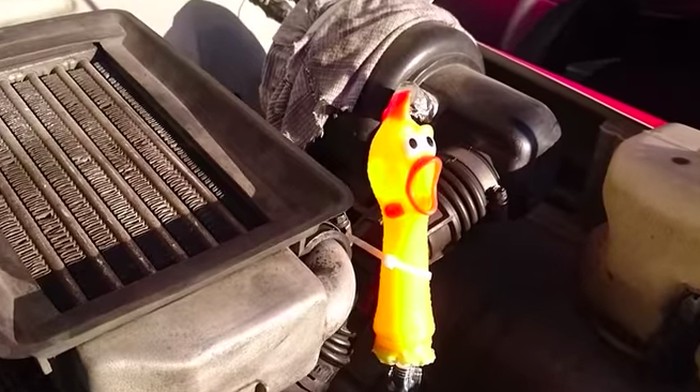 Waduh, Mobil Ini Ada Suara Jeritan Ayamnya