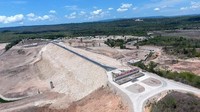 Bendungan Raknamo yang berlokasi di Kupang, Nusa Tenggara Timur (NTT) memiliki luas 147 Ha dengan kapasitas tampung sebesar Rp 14,09 juta m3. Dok. Kementerian PUPR. Bendungan Raknamo yang berlokasi di Kupang, Nusa Tenggara Timur (NTT) memiliki luas 147 Ha dengan kapasitas tampung sebesar Rp 14,09 juta m3. Dok. Kementerian PUPR.