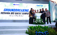 BRI Ground Breaking Menara Baru di Segitiga Emas Jakarta