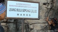 Gua yang berada di atas sebuah gunung karst tunggal, setinggi 220 mdpl ini, menyimpan berbagai jejak purbakala (Muhammad Bakri/detikTravel)