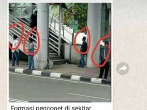 Viral Foto Formasi Copet di JPO, Polda Metro: Kami akan Dalami