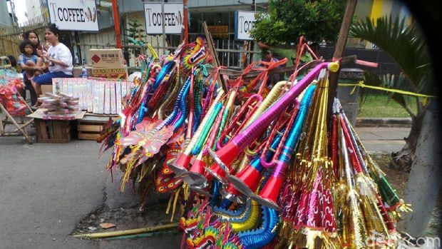 Penjualan terompet jelang Tahun Baru sepi