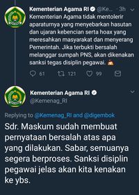 PNS Di Cirebon Sebar Hoax Kemenag Siapkan Sanksi