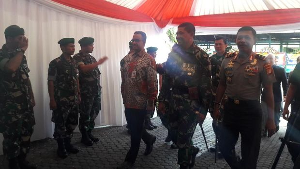 Hadiri Syukuran ke-68 Kodam Jaya, Anies Puji Kesigapan TNI