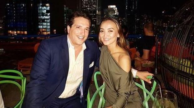 Alexander Johnson dan istrinya, Luna