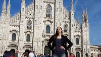 Ekaterina berprofesi sebagai model. Profesi ini mengantarkan Ekaterina bisa berkeliling dunia untuk bekerja sekaligus sambil liburan. (Instagram/Ekaterina Lisina)