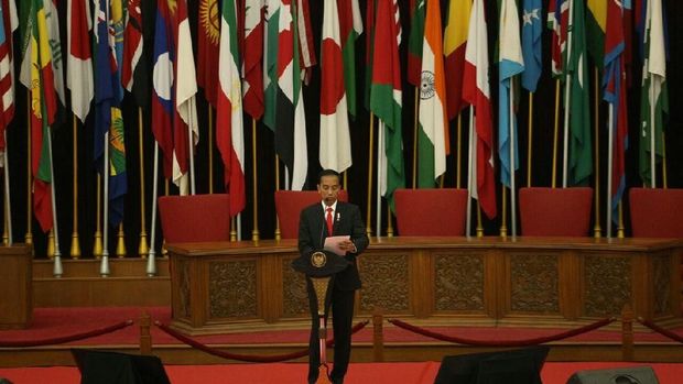 Presiden Jokowi di HUT AMS ke-51