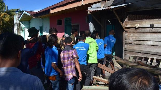 Buaya 2 Kuintal Gegerkan Warga Bengkalis, Butuh 11 Orang Evakuasi