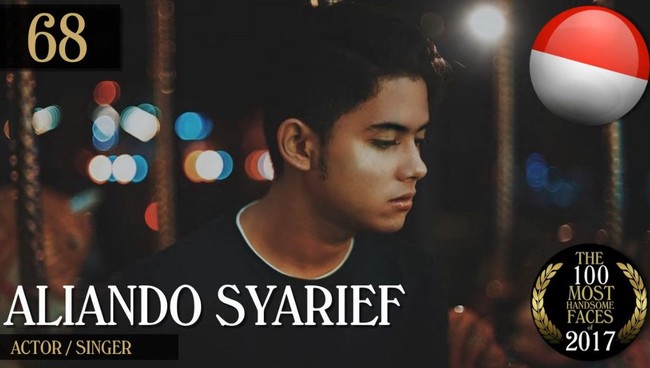 Aktor muda Aliando Syarief berada di peringkat 68 dan berhasil mengalahkan sejumlah aktor terkenal lainnya, termasuk Brad Pitt yang berada di peringkat 78 pria tertampan di dunia. Foto: Pria Tertampan di Dunia (YouTube TC Candler)