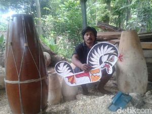 Pengrajin Kendang Ini Laris Manis, Omzetnya Rp 60 Juta Per Bulan