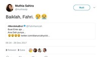 Namun permintaan itu ditolak oleh Fahri Hamzah sebab dirinya sudah memiliki istri. 