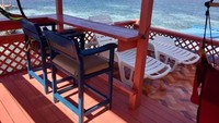 Pulau ini beroperasi dengan tenaga surya dan memiliki generator angin, yang menghasilkan listrik untuk oven, lemari es, telepon dan wifi. Harganya 346 Euro atau sekitar Rp 5,6 juta per malamnya. (AirBnB)