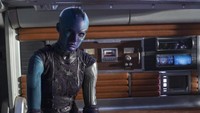 Ia juga tampil sebagai Nebula dalam film Marvel Guardian of The Galaxy. (Dok. Disney/Marvel)