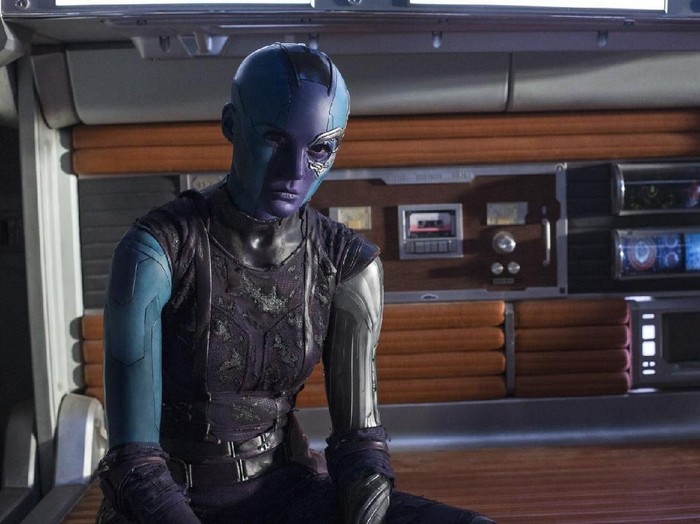 Karen Gillan di film Guardian of the Galaxy.