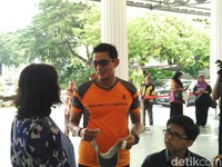 Sandiaga Uno Bertemu Ratu Prabu Bahas LRT Jakarta Rp 320 T