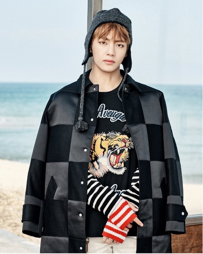 Saking seringnya tampil dengan baju Gucci, pria berwajah imut ini mendapat julukan Human Gucci. Foto: Dok. Koreaboo