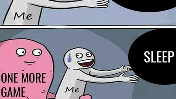 Rasanya kalimat satu game lagi memang menghantui gamer kalau mau tidur. Foto: internet