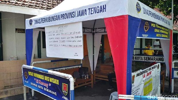 Loket bus di Museum Mandala Bhakti (Randy/detikTravel)