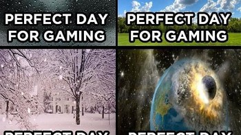 Sampai ada meteor menghantam bumi pun tetap main game Foto: internet