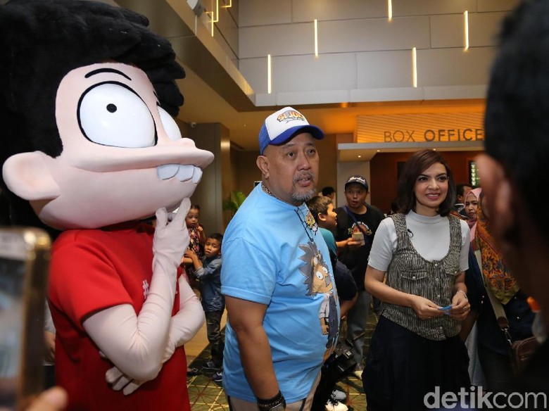 Nobar Si Juki The Movie, Najwa Shihab Tak Henti Tertawa Nobar Si Juki The Movie, Najwa Shihab Tak Henti Tertawa